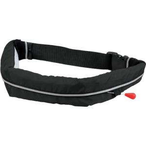 OCEANLIFE 手動膨張式ウエストタイプ 小型船舶用ライフジャケット ブラック TYPE A ( WR-3-BK ) (株)オーシャン・ライフ｜orangetool