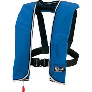 OCEANLIFE 手動膨張式ショルダータイプ 小型船舶用ライフジャケット ブルー TYPE A ( LG-3-BL ) (株)オーシャン・ライフ｜orangetool