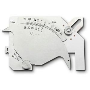 SK 溶接ゲージ(圧接後膨らみ外径/ビード幅/アンダーカット/食い違い段差/脚長/すみ肉のど厚) ( WGU-9M )｜orangetool