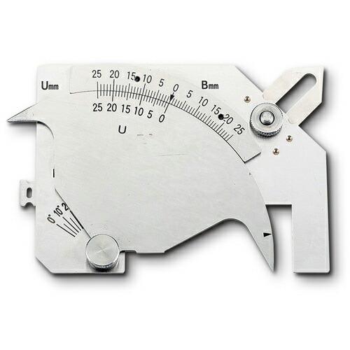 SK 溶接ゲージ(圧接後膨らみ外径/ビード幅/アンダーカット/食い違い段差/脚長/すみ肉のど厚) (...