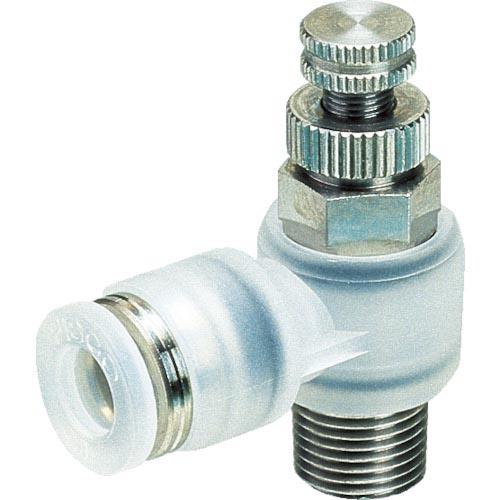 PISCO スロットルバルブ エルボ PPタイプ ( PJNC6-02 )