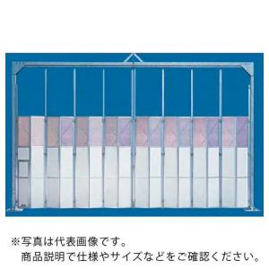 ゲート工業 門型パネルゲート 高さ4.5mX間口12.6m 上部メッシュパネル  ( KG4-3T-126 ) ゲート工業(株)｜orangetool