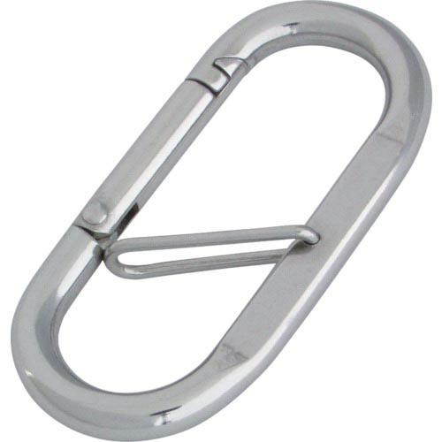 【SALE価格】水本 ステンレス プチカラビナ(ハズレ止め付) 線径8mm 長さ74mm ( B-1...