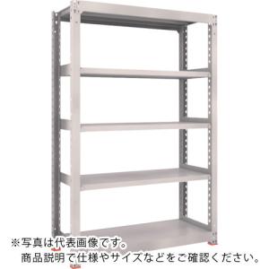TRUSCO M3型中量棚 1800X571XH1500 7段 単体 免震樹脂ベース付 ネオグレー ( M3-5667SFC  NG )｜orangetool