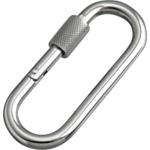 【SALE価格】水本 ステンレス プチカラビナ(環付) 線径8mm 長さ74mm ( B-2109 ) (株)水本機械製作所｜orangetool
