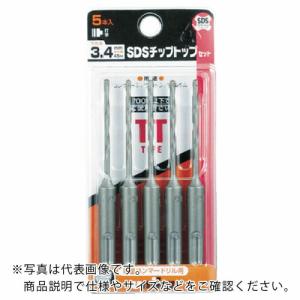 UNIKA チップトップドリルセット 4.3mm 5本セット ( DP5-T43 )｜orangetool