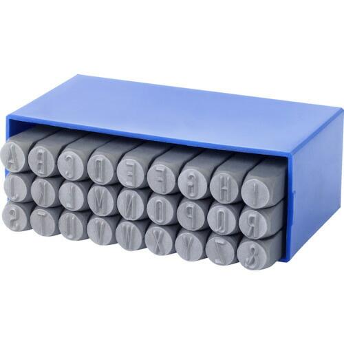 グラブレム 英字刻印セット 丸面スタンダード A~Z 5mm ( 01105000 ) Heiden...