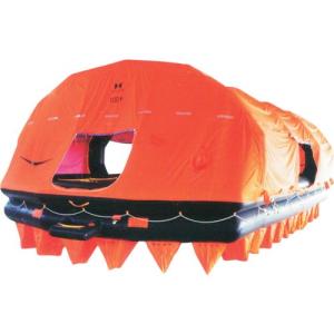 METEX EX自動膨張救命いかだ コンテナ 100人用 ( HYF-100C ) (株)メテックス (メーカー取寄)｜orangetool