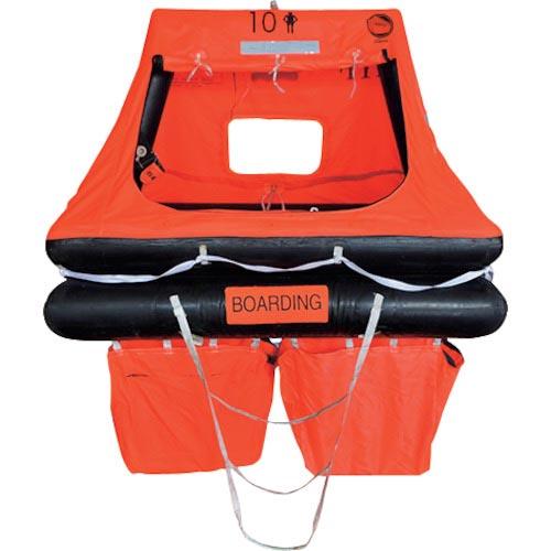 METEX EX自動膨張救命いかだ コンテナ 10人用 ( HYF-10C ) (メーカー取寄)