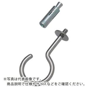 TRUSCO 吊りフック ステンレス製 ねじ径M6 W寸法20mm(1S=1袋) ( TTF-5 ) トラスコ中山(株)｜orangetool