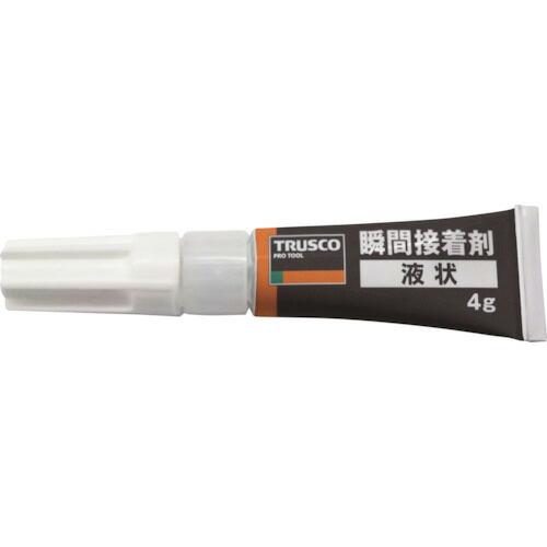 TRUSCO 瞬間接着剤 4g 液状 ( SYU4G-E ) トラスコ中山(株)