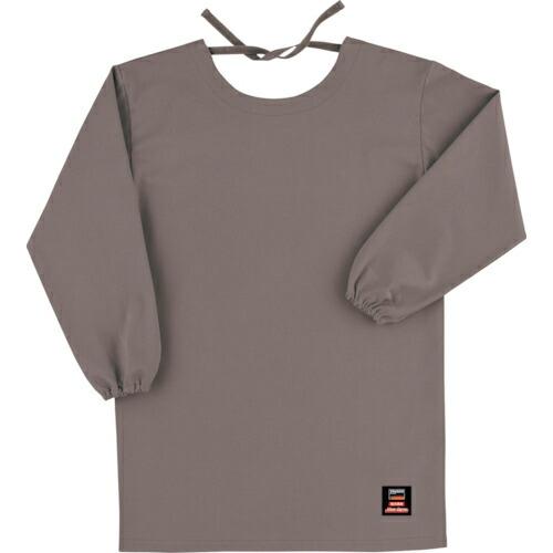 TRUSCO 防炎割烹着(エプロン)ロング グレー(マックスダイナ) ( APB-200F GL )...