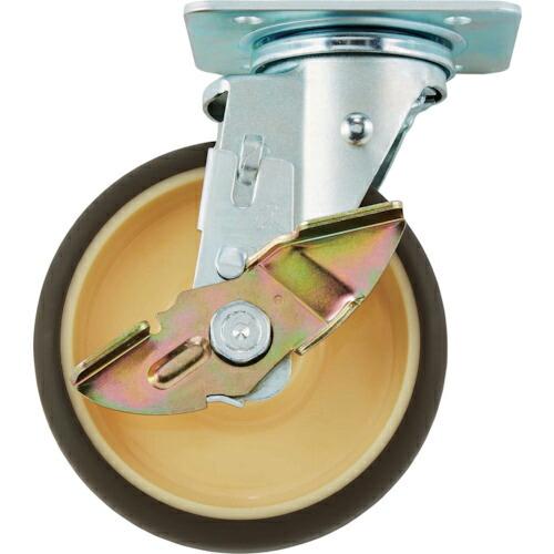 PiCa 旋回ロック付きキャスター 左用 ( CAF-PQ4L ) (株)ピカコーポレイション (メ...