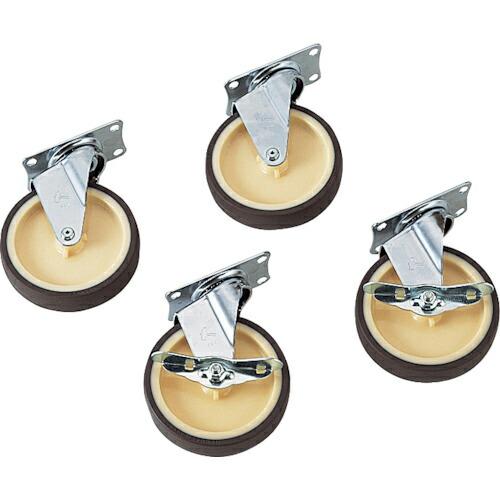 PiCa CACオプション ウレタンキャスターセット ( CAC-PQ125U ) (株)ピカコーポ...