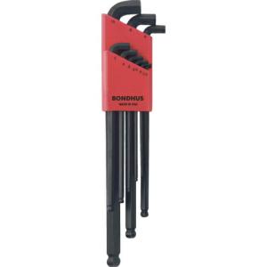 BONDHUS スタビー・ボールポイント・L-レンチ ロング セット9本組(1.5-10mm) ( SBLX9M )｜orangetool