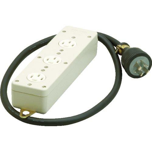 明工 3コ口タップ接地3Pコード1m ( MR2929 ) (株)明工社