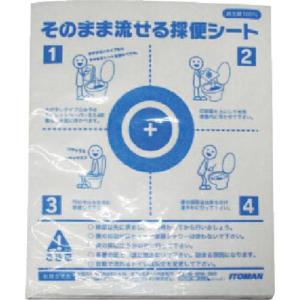 イトマン そのまま流せる採便シート1000枚入  ( 6607011 )｜orangetool