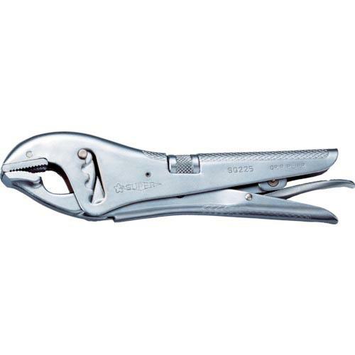 スーパー グリッププライヤ(本体全長:235mm)最大締付握力:500kg ( SG225 ) (株...