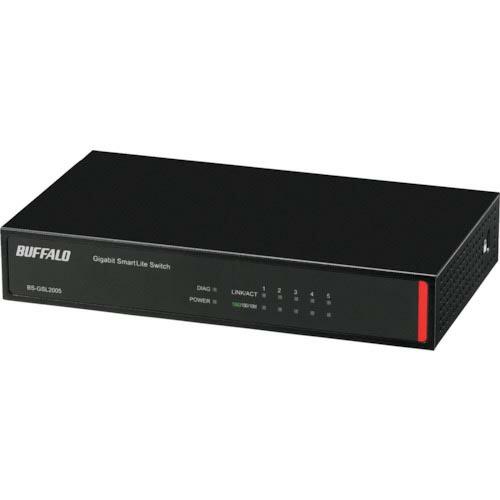 BUFFALO ( バッファロー )　法人向け　Ｇｉｇａ対応　Ｌａｙｅｒ２　スマートＬｉｔｅスイッチ...