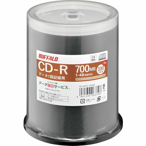 【SALE価格】BUFFALO 光学メディア CD-R PCデータ用 700MB 法人チャネル向け ...