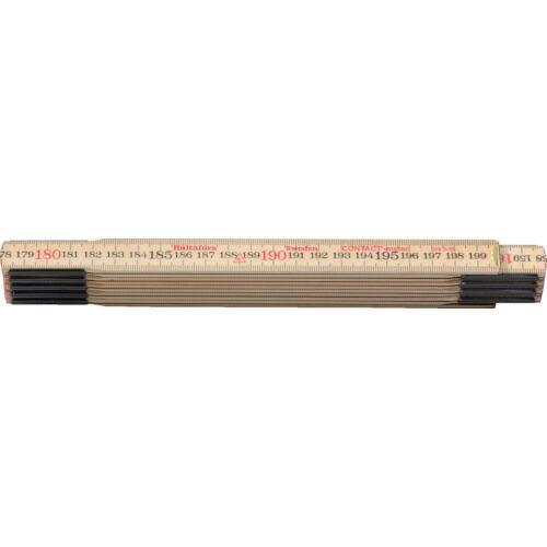 Hultafors 木製折尺 2m 10折り 目盛り接地 ( 101804 ) Hultafors社