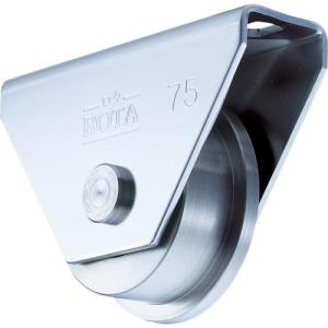 【SALE価格】ヨコヅナ ロタ・ステンレス重量戸車 車輪径120mm トロ車型 ( WBS-1207 ) (株)ヨコヅナ｜orangetool