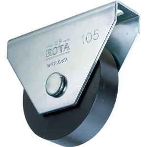 【SALE価格】ヨコヅナ ロタ・鉄重量戸車 車輪径120mm 平型 ( WHU-1202 ) (株)ヨコヅナ｜orangetool