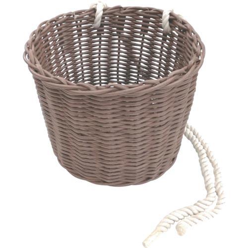 伝蔵 PE腰籠 丸 ダークブラウン  ( F331 ) (8個セット)