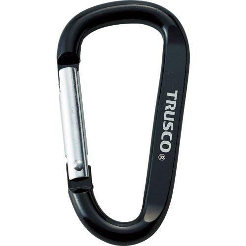 【SALE価格】TRUSCO カラビナ 線径6mmX60mm D型 ブラック ( TKN660BK ...