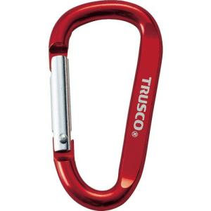 【SALE価格】TRUSCO カラビナ 線径6mmX60mm D型 レッド ( TKN660R ) トラスコ中山(株)｜orangetool
