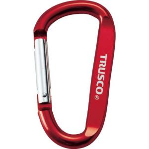 【SALE価格】TRUSCO カラビナ 線径8mmX80mm D型 レッド ( TKN880R ) トラスコ中山(株)｜orangetool