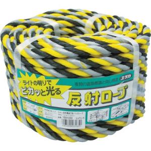 【SALE価格】ユタカメイク ロープ 反射標識万能パックロープ 12φ×30m ヒョウシキ ( YBH1230 ) (株)ユタカメイク｜orangetool