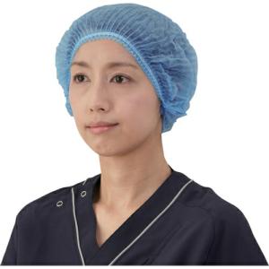 【SALE価格】竹虎 サージキャップ ジャバラタイプ ブルー 100枚入 ( 076184 ) (株)竹虎｜orangetool