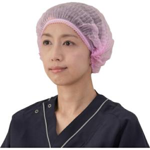 【SALE価格】竹虎 サージキャップ ジャバラタイプ ピンク 100枚入 ( 076186 ) (株)竹虎｜orangetool