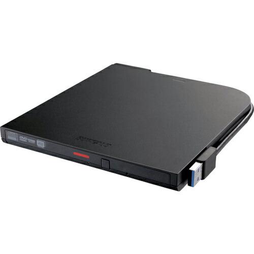 【SALE価格】BUFFALO USB3.2(Gen1)対応 ポータブルDVDドライブ 書込ソフト添...