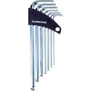 【SALE価格】スーパー ロングボールポイント六角棒レンチ(7本組)1.5~6mm ( HKLB7S ) (株)スーパーツール｜orangetool