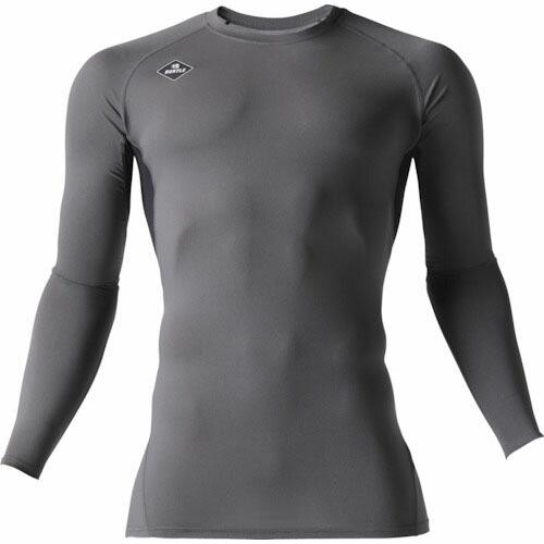 BURTLE 長袖エアーフィット  ミルスグレー ( 4070-68-L ) (株)バートル