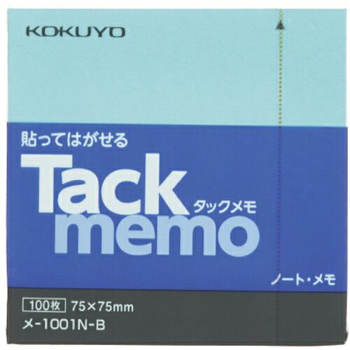KOKUYO タックメモ ノートタイプ 75×75 青 メ-1001N-B ( 50435036 )...