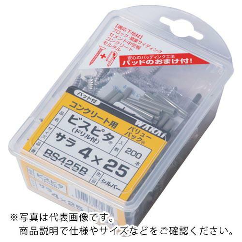 WAKAI ( 若井産業 )　ステンレス　ビスピタ　ドリル付　サラ　バリューパック　４Ｘ２５ ( B...