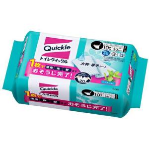 Kao トイレクイックル つめかえ用 10枚入 【単位:PK】 ( 010940 ) 花王グループカスタマーマーケティング(株)｜orangetool