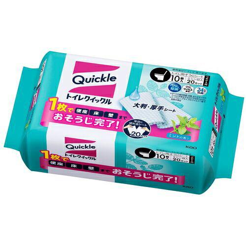 Kao トイレクイックル つめかえ用 10枚入 【単位:PK】 ( 010940 ) 花王グループカ...