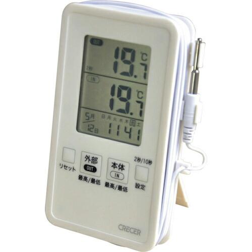 クレセル IN-OUTデジタル温度計 ( AP-09W ) (株)クレセル