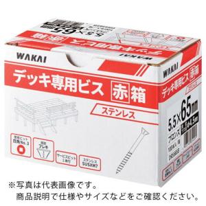 WAKAI ( 若井産業 ) Xポイントビス 赤 6．0×150 （100本入 