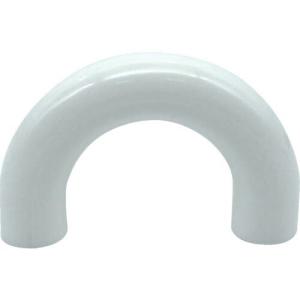 TRUSCO 丸棒取手 PS樹脂 白 全長45mm 全高28mm ピッチ35mm 下穴深さ15 (B1トラスタッピンねじ4×30 2本付) ( MAPS-35W ) トラスコ中山(株)｜orangetool