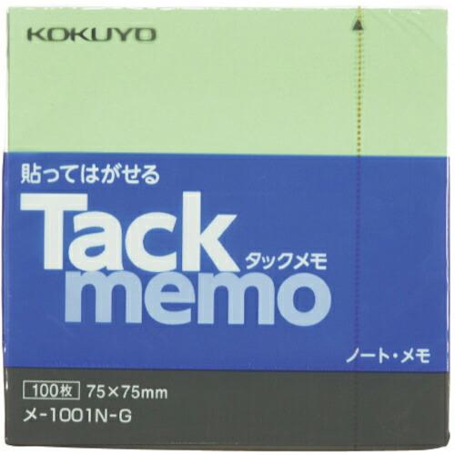 KOKUYO タックメモ ノートタイプ 75×75 緑 メ-1001N-G ( 50435043 )...