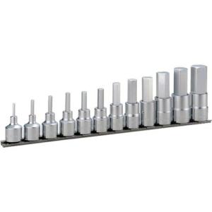 TONE ヘキサゴンソケットセット(ホルダー付) 12pcs 差込角12.7mm ( HH412 ) TONE(株)｜orangetool