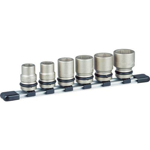 【SALE価格】TONE インパクト用ソケットセット(ホルダー付) 6pcs 差込角12.7mm (...