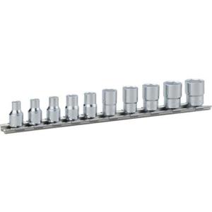 TONE ソケットセット(6角・ホルダー付) 10pcs 差込角6.35mm ( HS210 ) TONE(株)｜orangetool