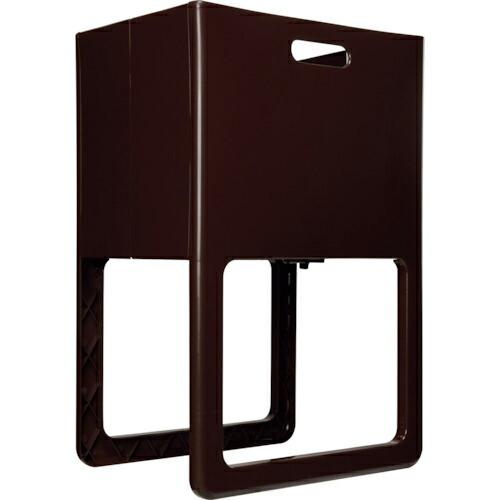 伊勢藤 折りたたみ&amp;脚付きバスケットACOT(アコット)チョコブラウン ( I-541-CB )