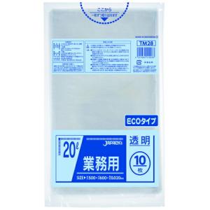 ジャパックス メタロセン配合ポリ袋 20L透明10枚0.020 ( TM28 ) (株)ジャパックス｜orangetool